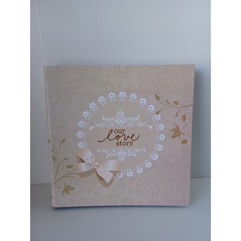 Our Love Story 30 Black Pages Scrapbook Collectible Craft